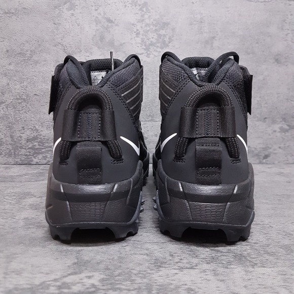 NIKE Force Savage Pro 2 Shark Football Cleats Mens 14.5‎ Black White Linemen main image 4